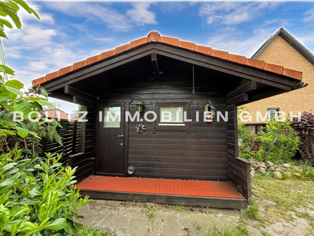 Holzhütte mit Sauna