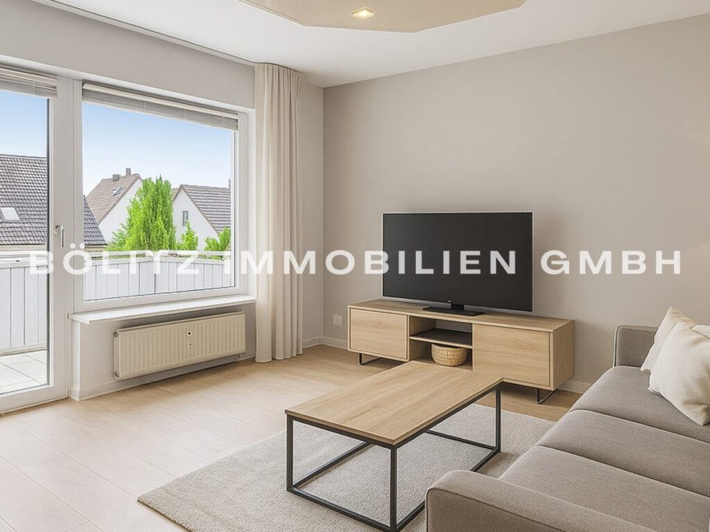 Wohnzimmer gestaged
