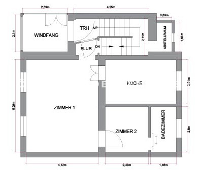 Grundriss Hochpaterre