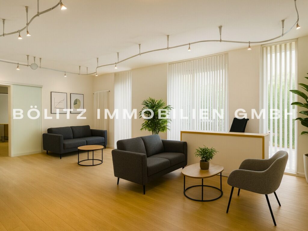 Gewerberaum EG Hauptgebäude gestaged
