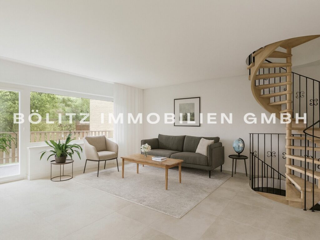 Wohnzimmer EG gestaged