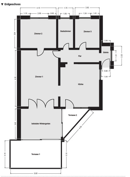Grundriss Haupthaus EG