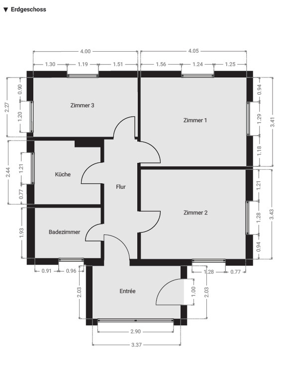 Grundriss Gästehaus EG
