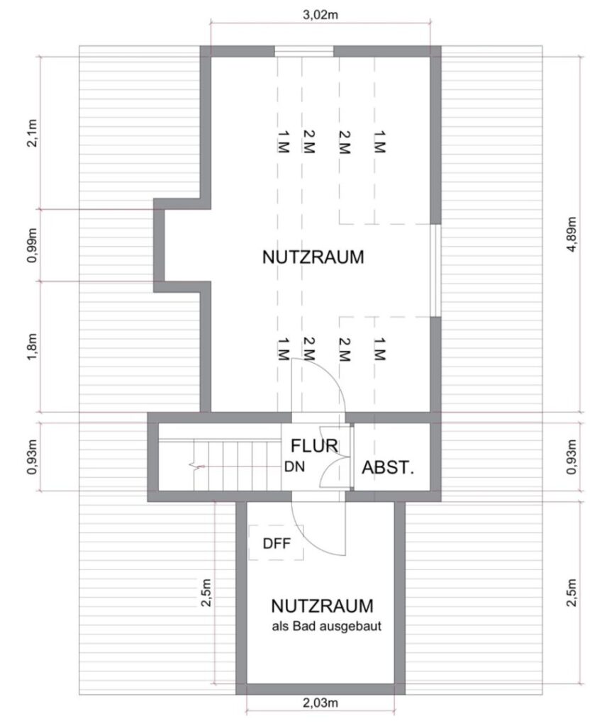 Grundriss Dachspitz