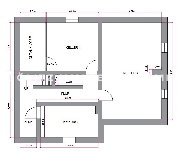 Grundriss UG