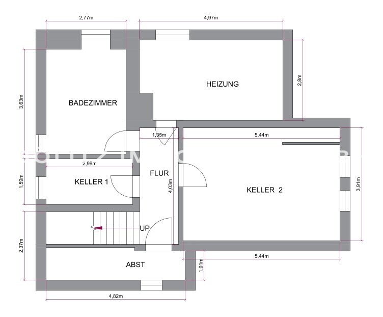 Grundriss UG