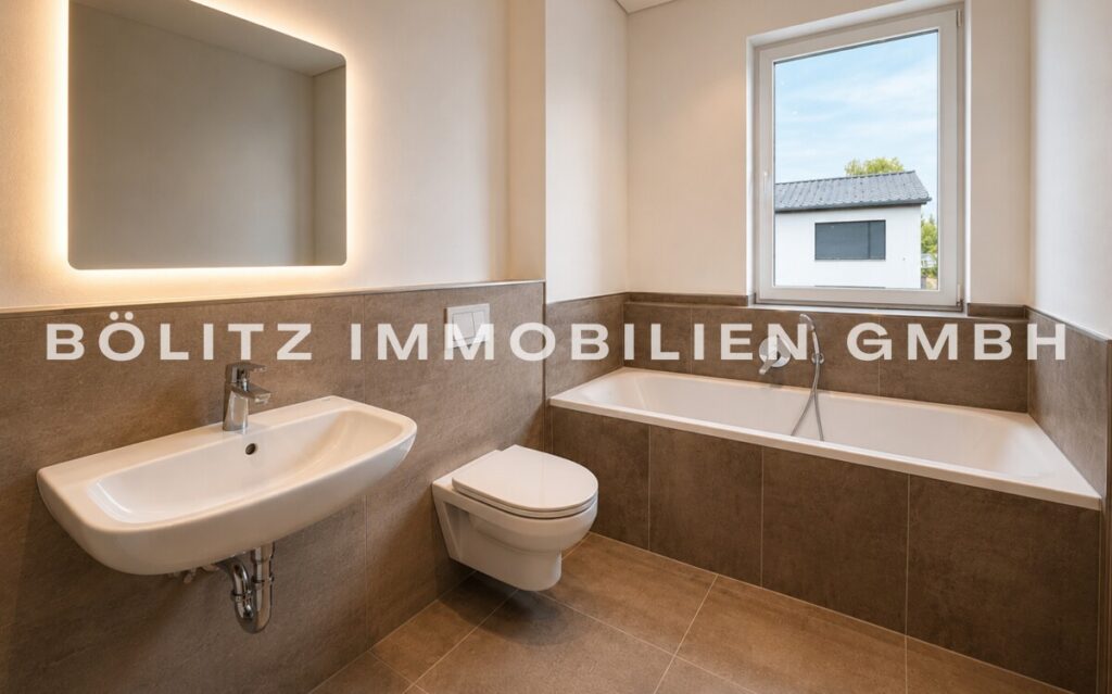 Badezimmer mit direktem Anschluss ans Zimmer 1 OG