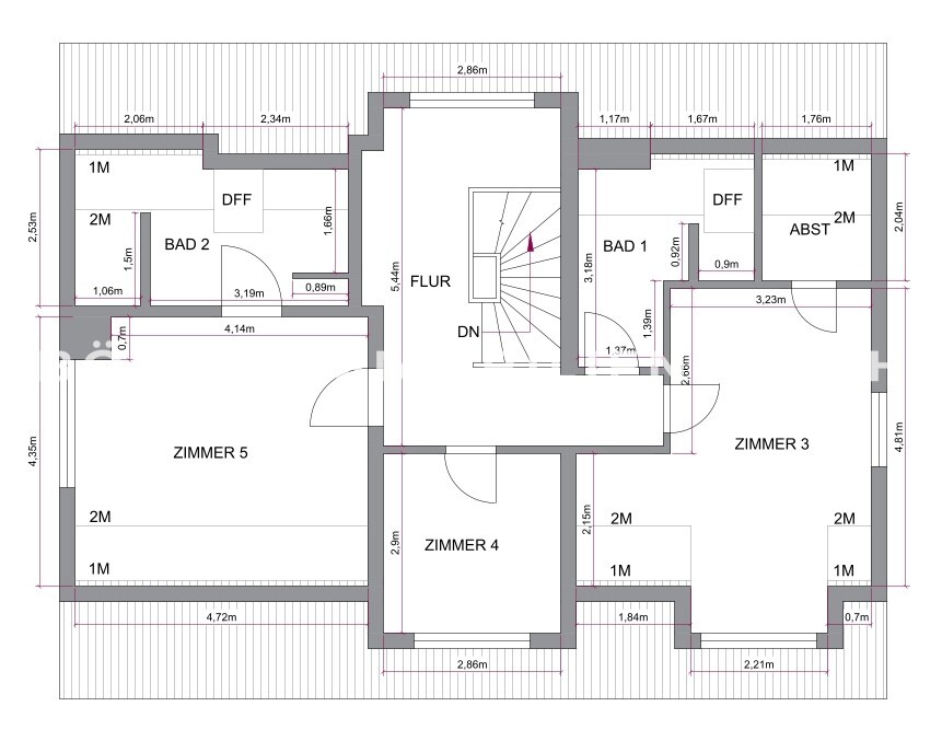 Grundriss DG