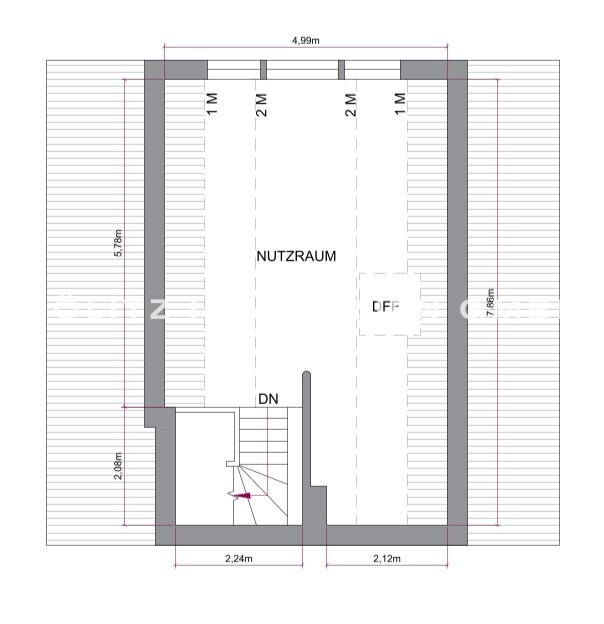 Grundriss Spitzboden