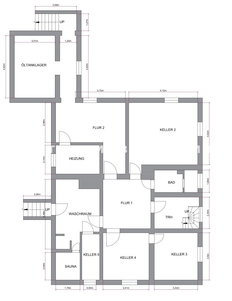 Grundriss UG