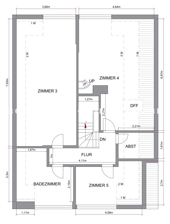 Grundriss EFH DG