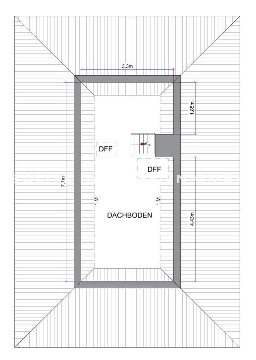 Grundriss EFH Dachboden