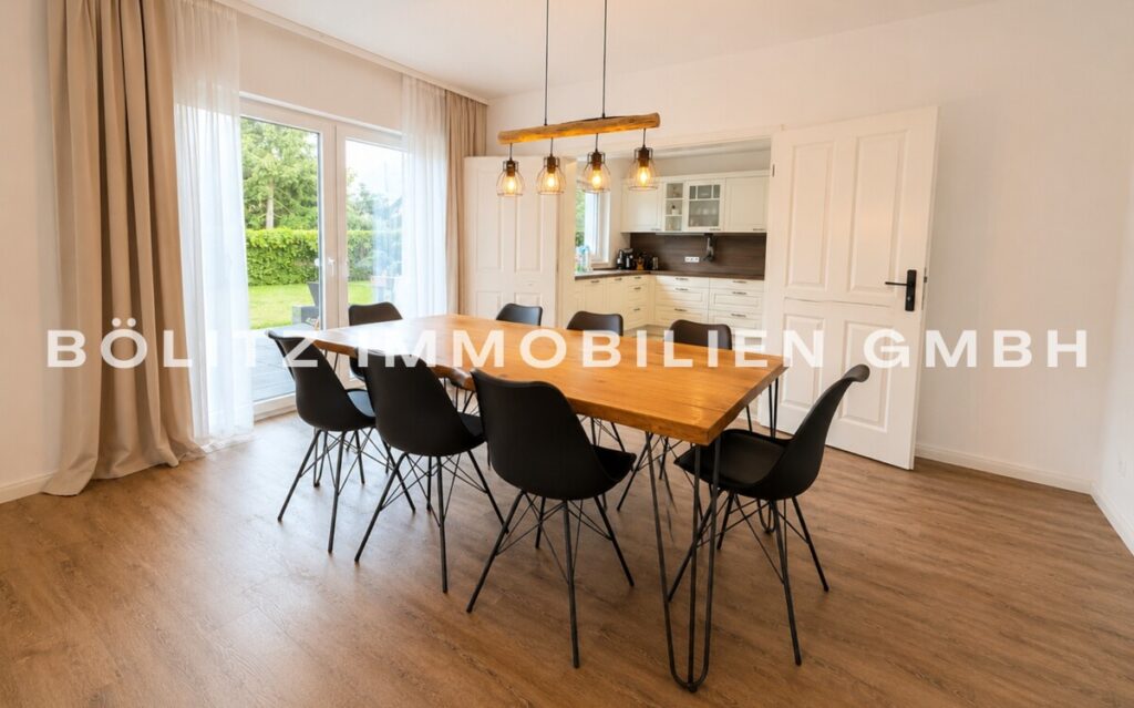 Essbereich im Wohnzimmer EG