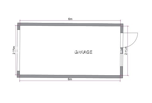 Grundriss Garage