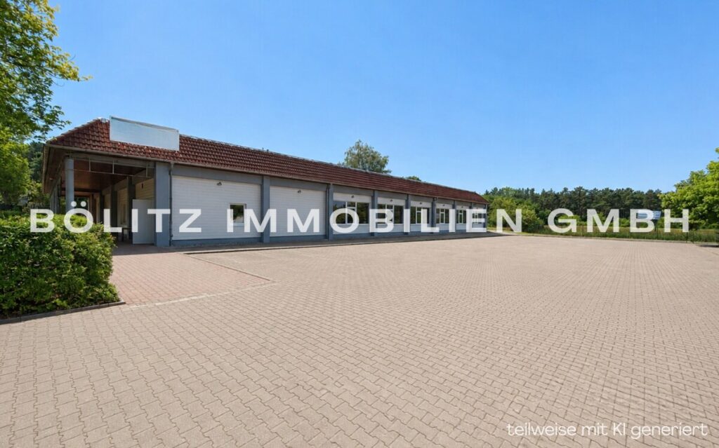 Seitliche Hausansicht