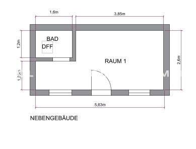 Grundriss Nebengebäude
