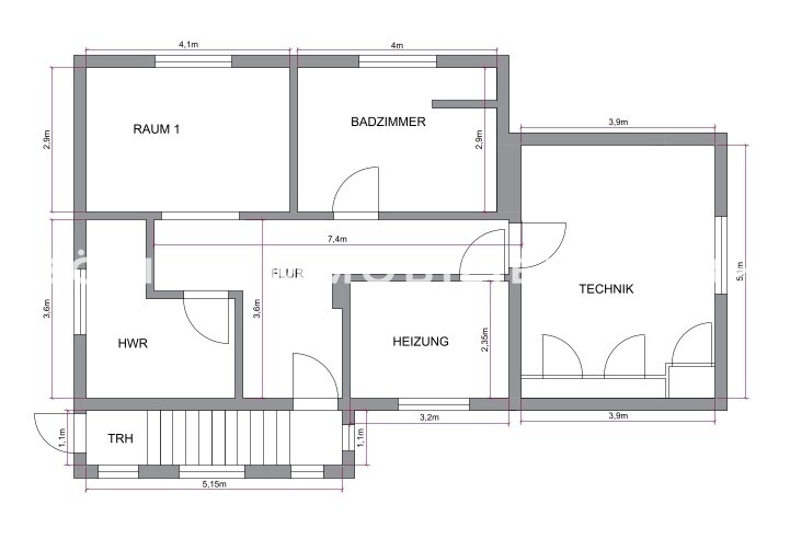 Grundriss UG
